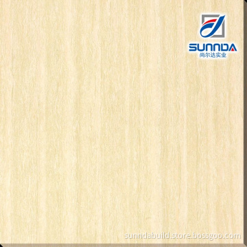 China manufacturer cheap ceramic polished porcelain tile, porcelanato 60x60 yellow line stone look tiles with good quality